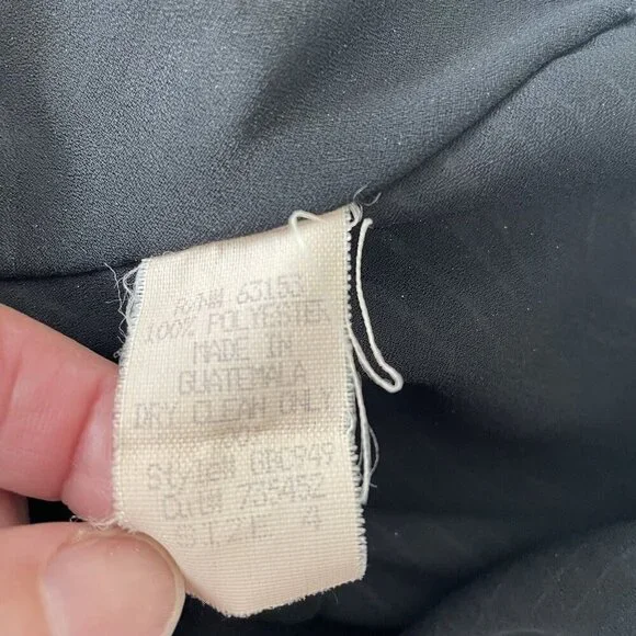 Vintage 90's Y2K Brown Whimsigoth Fairy Grunge Asymmetrical Hem Slip Dress Sz 4 - Picture 13 of 16